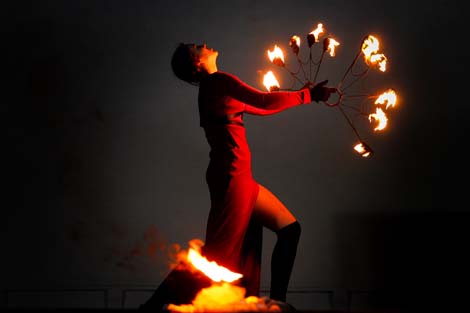 BrestFest fire show