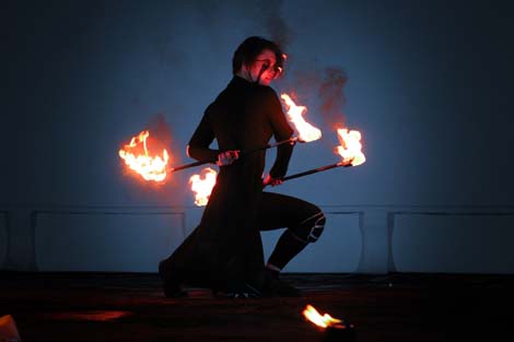 BrestFest fire show