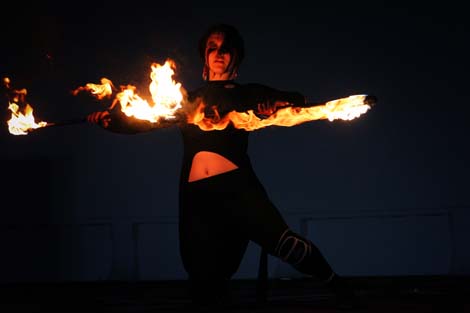 BrestFest fire show