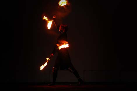 BrestFest fire show
