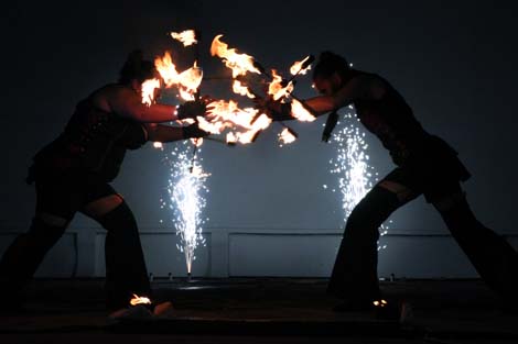BrestFest fire show