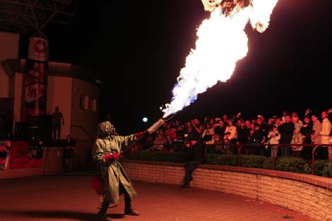 BrestFest fire show