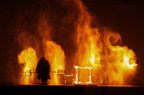BrestFest fire show