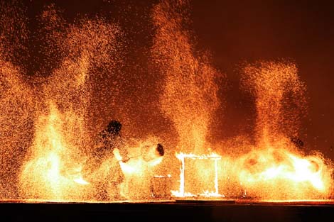 BrestFest fire show