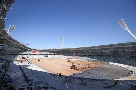 European Games MINSK 2019: Dinamo Stadium transformation almost over