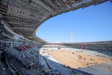 European Games MINSK 2019: Dinamo Stadium transformation almost over