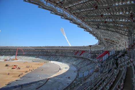 European Games MINSK 2019: Dinamo Stadium transformation almost over