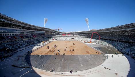 European Games MINSK 2019: Dinamo Stadium transformation almost over
