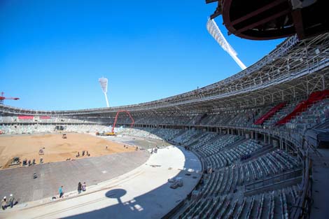 European Games MINSK 2019: Dinamo Stadium transformation almost over