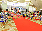 BelTa shows Slutsk belts at Mass Media in Belarus expo