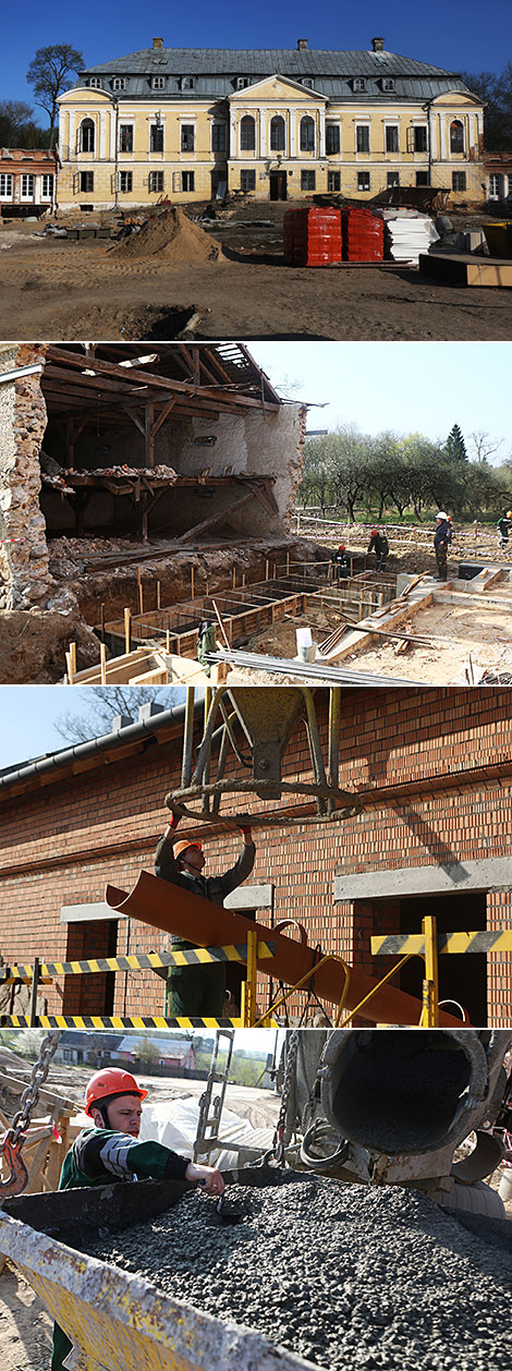 Субботник на территории дворцово-паркового комплекса Святск