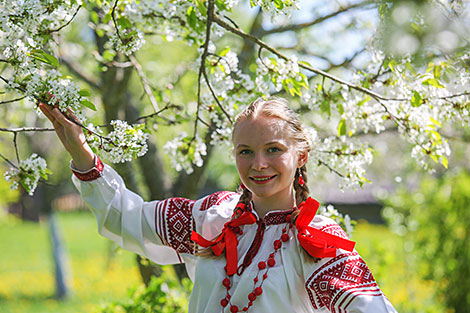 Spring festival in Strochitsy