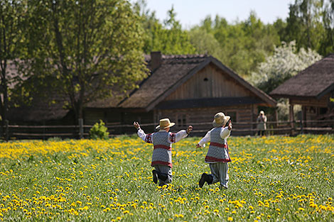 Saint George's Day in skansen museum