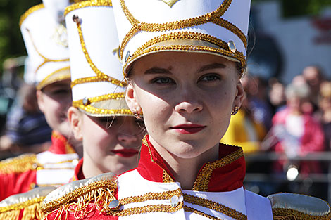 Мелодии Великой Победы: парад духовых оркестров прошёл в Минске