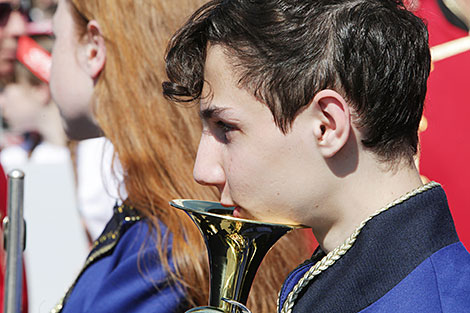 Парад духовых оркестров в Минске 