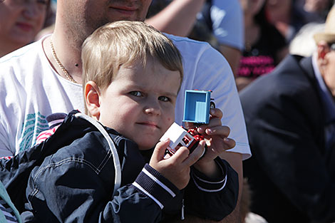 Парад духовых оркестров в Минске 