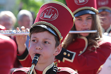 Парад духовых оркестров в Минске 