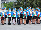 The campaign We Are Proud of Our Motherland in State Flag Square in Minsk