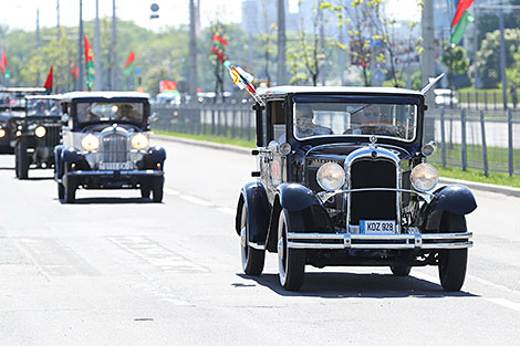 The international festival of vintage cars Retro Minsk 2018
