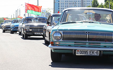 The international festival of vintage cars Retro Minsk 2018