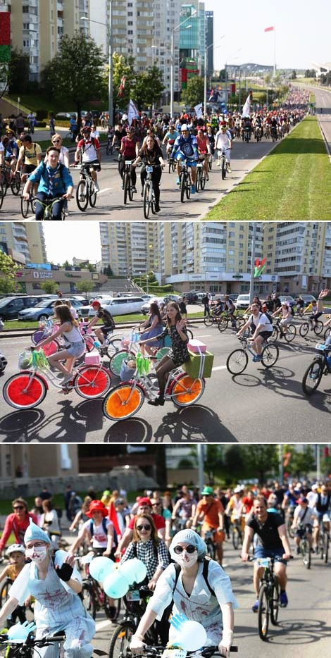 约2万名自行车运动员参加了2018年 