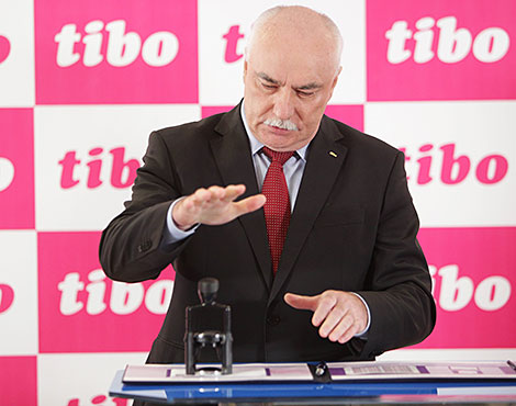Belarus’ Communication and Informatization Minister Sergei Popkov
