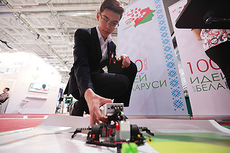 Ilya Markevich, the winner of the 100 Ideas for Belarus contest in the Future Technologies nomination