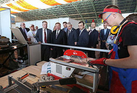 Прэм'ер-міністр Беларусі Андрэй Кабякоў наведаў WorldSkills Belarus 2018