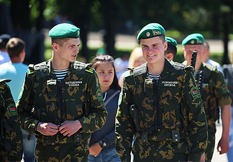 Дзень пагранічніка ў Мінску
