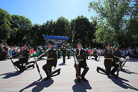 Святкаванні ў гонар 100-годдзя пагранічнай службы ў Мінску
