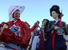 Theatrical parade in Grodno