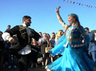 Theatrical parade in Grodno