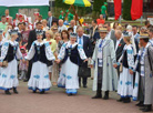 Theatrical parade in Grodno 