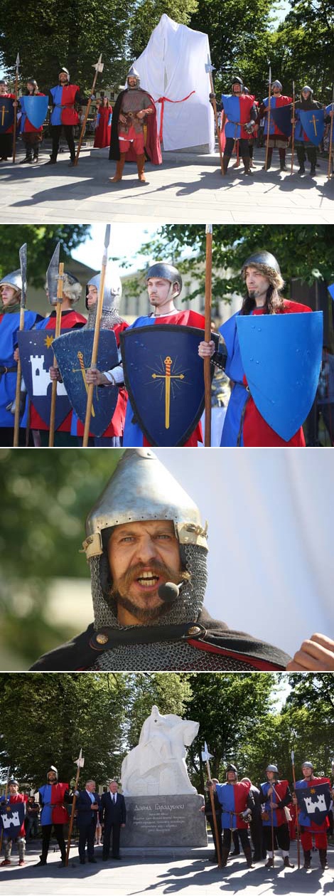 Opening of the monument to Duke David of Grodno