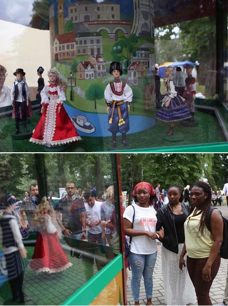 Diorama in Gilibert Park 