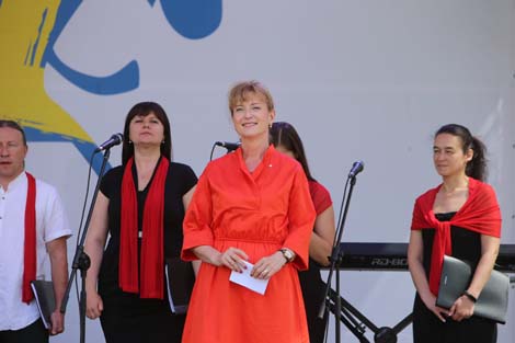 Sweden's Ambassador to Belarus Christina Johannesson