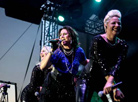 Ace of Base former lead singer Jenny Berggren performs on Day of Sweden in Minsk