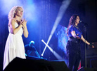 Ace of Base ex-soloist Jenny Berggren performs in Minsk on the Sweden Day