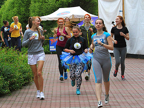 Легкоатлетический забег для людей с веснушками в Минске