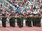 Церемония открытия стадиона "Динамо" в Минске