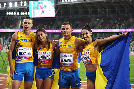 Ukraine wins mixed relay
