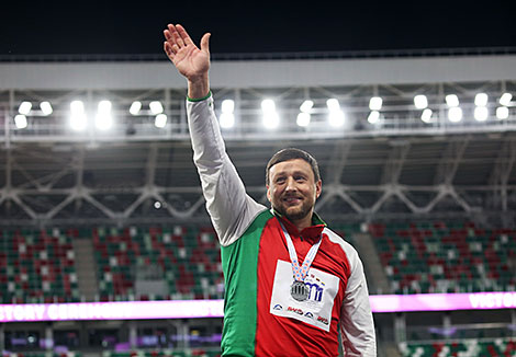 Belarus’ Ivan Tikhon (silver)