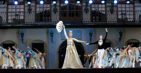 Bolshoi Theater performs in Nesvizh