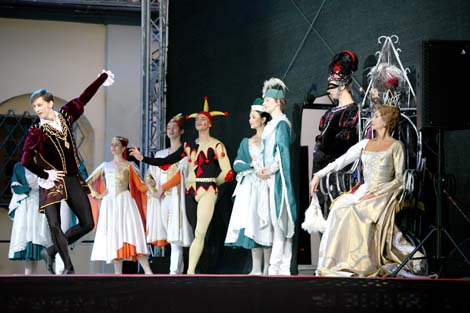 Bolshoi Theater performs in Nesvizh