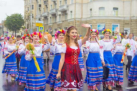 Святочнае шэсце ў Магілёве