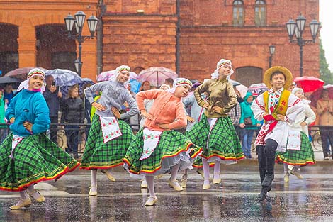 Святочнае шэсце ў Магілёве 