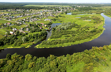 Борисовский район с высоты птичьего полёта