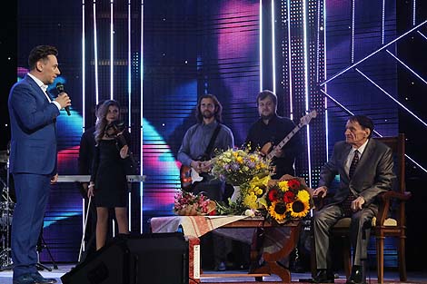 Ruslan Alekhno and People’s Artist of Belarus Igor Luchenok
