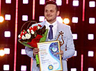 Marcel Rosca of Romania, the winner of the 27th International Song Contest Vitebsk 2018