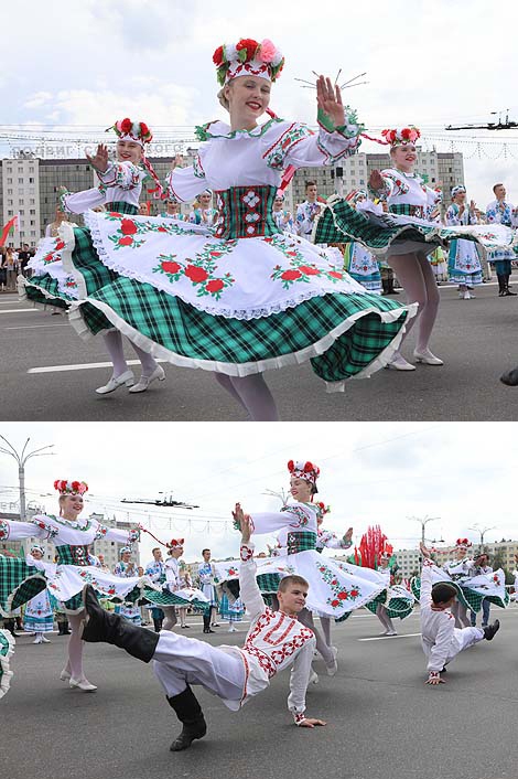 Youth Art Parade at Slavianski Bazaar in Vitebsk 